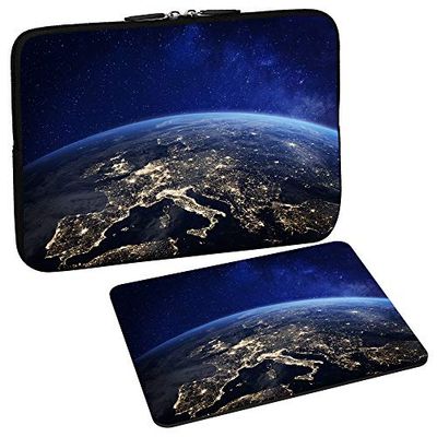 PEDEA MP-Cologne - Funda para Tablet de 10,1 Pulgadas (25,6 cm), diseño de Espacio y ratón