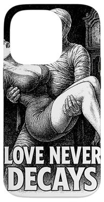 Cursed Romance Vol. 1 – Vintage Mummy Horror Love Story Case for iPhone 14 Pro