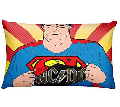 YXYLQ American Super Hero Printed Thin Linen Pillowcase Superman Home Pillow Decoration Sofa Throw Pillows Almofada-4_50 x 30 cm