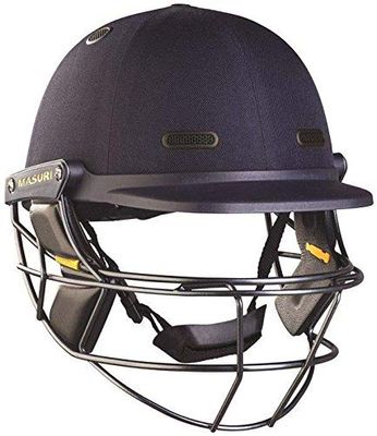 Masuri Unisex Adult Vision Series Elite Titanium Cricket Helmet - Maroon, Large