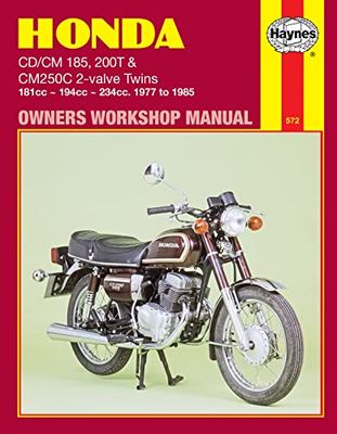 Honda Cd/cm185, 200t & Cm250c 2-valve Twins: 181cc, 194cc, 234cc 1977 to 1985