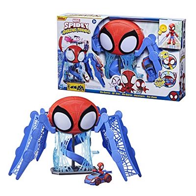 Hasbro Marvel Spidey and His Amazing Friends Web-Quarters Spiderman Lekset