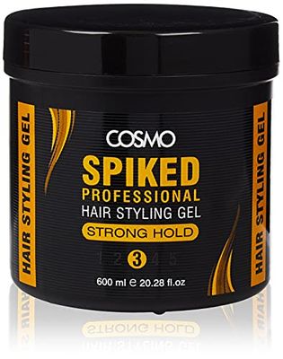Cosmo Spiked Professional Hair Styling Gel Strong Hold 600ml