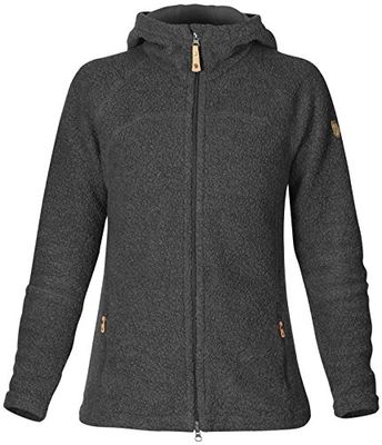 Fjallraven Kaitum Fleece W, Felpa Donna, Dark Grey, XL