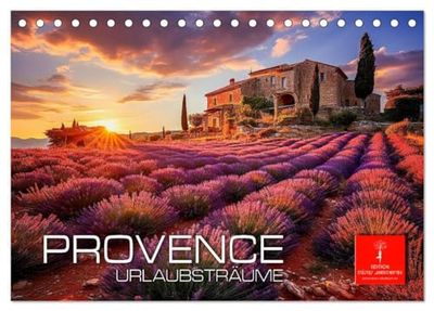 Provence Urlaubsträume (Tischkalender 2026 DIN A5 quer), CALVENDO Monatskalender: Zauber und Charme der Provence.