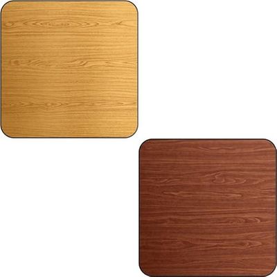 Adexa TT3030WN Laminated Square Table Top, Reversible Walnut/Natural, 30 Inch x 30 Inch