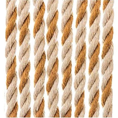 REDS SRL (RDS)- Rideau Droit Marron 125 x 240 cm 01528, 123, Multicolore