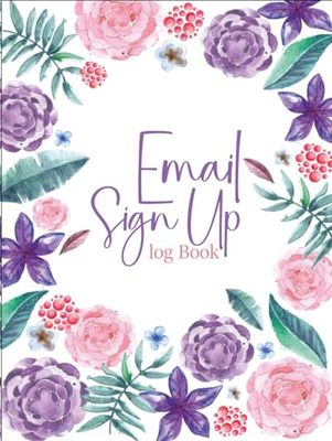 email sign up book & event registry: Collecting Name, Phone, Emails, Mailing Lists