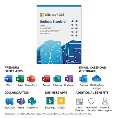 SW Ret MICROSOFT 365 Bus STD/Eng P8 KLQ-00650 MS