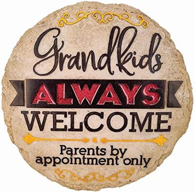 Spoontiques 13256 Grandkids Welkom Stepping, 1 EA, Bruin