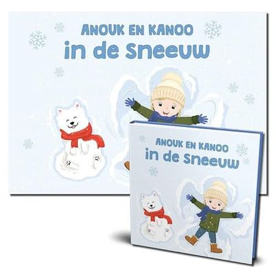 Anouk en Kanoo in de sneeuw kamishibai vertelplaten + boek: kamishibai vertelplaten + boek