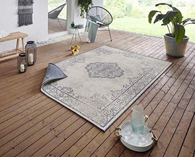 bougari Cebu Tappeto, Blau Creme, 120 x 170 cm