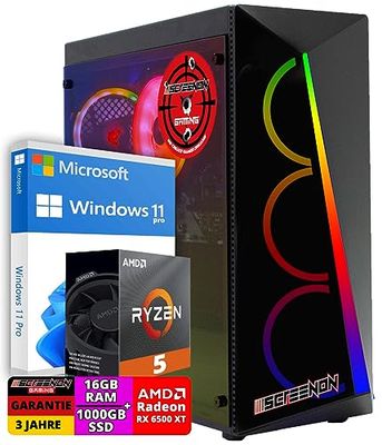 ScreenON - Ryzen 5 5600G - 1TB M.2 - RX 6500XT - GamePC.A40117 - WiFi
