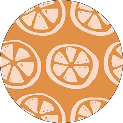 Bonateks, Round Digital Printed Mouse Pad, Non-Slip Base, for Office and Home, Diameter:22cm