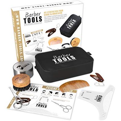 ✮ BARBER TOOLS ✮ Kit/Set/Cofanetto per la cura e manutenzione della barba