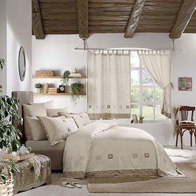 Stanley Hamilton Hisar Cottage Collection Sprei/Beddengoed Set, Trooster, Coverlet Full Size Bed set met kussenslopen (Eenpersoons/Tweepersoons/King en Super King)