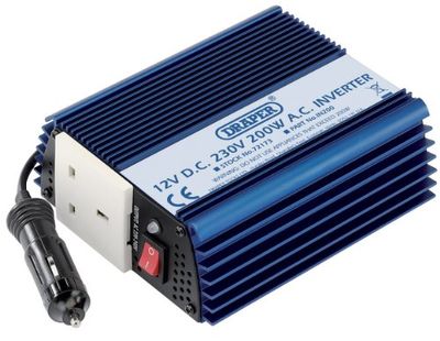 Draper 72173 12 voltios DC 230 AC Inversor de 200 vatios