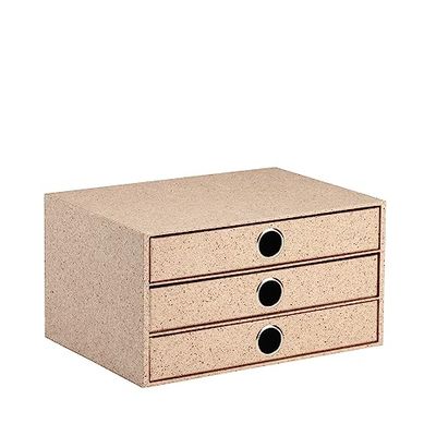Rössler S.O.H.O. 1524452393 - Cajonera para DIN A4, con orificio para asa, Cacao, 343 x 250 x 185 mm, 1 unidad