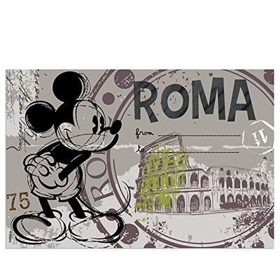 Disney Walt lwm63/07ro Mantel Individual, Multicolor