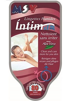 MSV 140073 Lot de 80 Lingettes Intimes