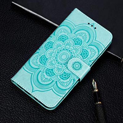 Carcasa de telefono Mandala Embossing Pattern Horizontal Flip Funda de cuero for Galaxy A9 (2018) / A9 Star Pro (2018) / A9S & A9 PRO (2018) / A9200, con soporte y ranuras for tarjetas y billetera y m