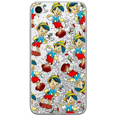 ERT GROUP mobiltelefonfodral för Apple Iphone XR originalt och officiellt licensierat Disney mönster Pinocchio 002 optimalt anpassad till formen på mobiltelefonen, med glitter overflow-effekt