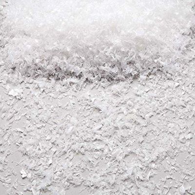 Baker Ross Copos de nieve artificiales: suministros creativos de arte y manualidades navideños para que los niños hagan y decoren (paquete de 2)