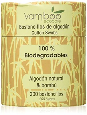 Vamboo Waciki Bawełna Bambu 200 U 100 ml