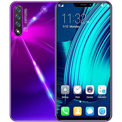STARLIGHT Smartphone, Sistema Operativo Android 9.1 6.2 Pulgadas LIU Haiping TeléFono MóVil MáQuina De Huellas Digitales Smartphone De Ocho NúCleos Nowa6 Purple