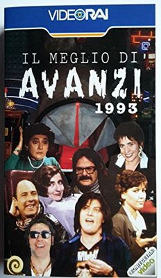 Video Rai: "il meglio di Avanzi" (Italia,1993) Serena Dandini, Corrado Guzzanti, Sabina Guzzanti - VHS Video