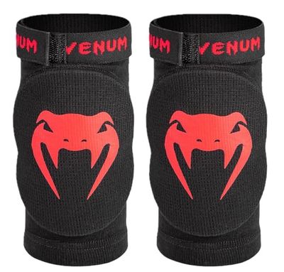 Venum, Kontact Elbow Protectors, Men's, XL, Black/Red