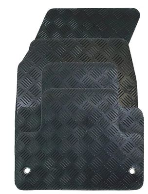 Rubber Car Mat Set Compatible/Replacement for Audi A4 (Years 2016 To date) Tailored Mats, Heavy Duty, Waterproof, Non Slip