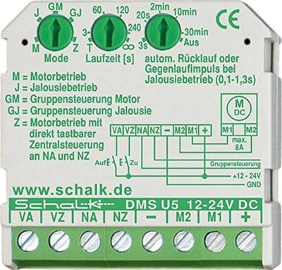12-24 V DC, 2 chiusure (UP), interruttore DMS U5