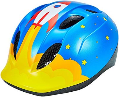 Met fietshelm Buddy Blue Cohete S (46-53) Unisex kinderen volwassenen