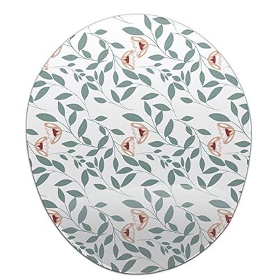 Bonamaison, Ergonomische muismat met polssteun, digitaal bedrukte muismat tegen schede problemen, antislip onderkant, voor kantoor en thuis, afmetingen: 20 x 23 cm