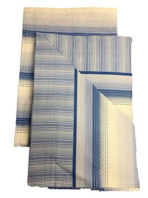 Botticelli Home set lenzuola letto singolo puro cotone made in Italy (1 piazza azzurro 1)