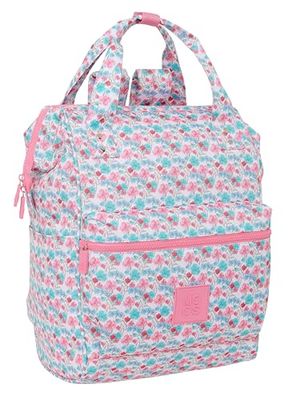MOOS Flores – Youth Backpack with Handles for Laptops up to 13 Inches, Ideal for Young People of Different Ages, Comfortable and Versatile, Quality and Resistance, 27 x 19 x 40 cm, Multi-Coloured,