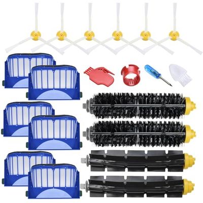 JoyBros Replacement Parts Accessories Compatible for iRobot Roomba 675 670 665 690 692 694 671 677 650 655 614 Side Main Roller Brush Filter Caster Wheel