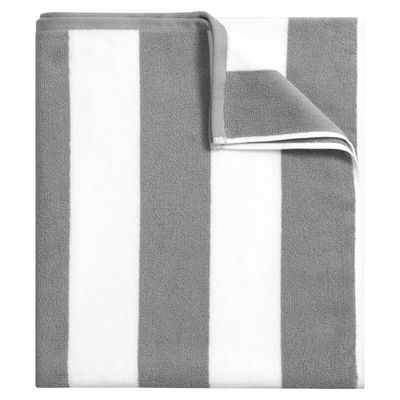 Bornbay Grande Serviette de Plage surdimensionnée – 101,6 x 177,8 cm pour Homme – Serviette de Plage Extra Large et épaisse – Serviette de Piscine en Coton à Rayures géantes pour Adultes – Taille XL