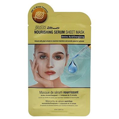 Satin Smooth Nourishing Serum Sheet Mask For Unisex 0.84 oz Mask