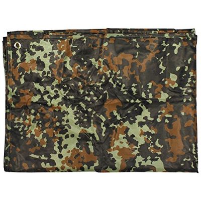 MFH Lona Multiusos de Lona de 200 x 300 cm (Camuflaje Manchado)