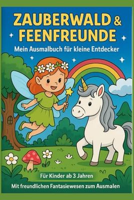 Zabererwald & Feenfreunde: Mein Ausmalbuch für kleine Entdecker
