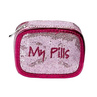 Miamica Organizador de embalagem de comprimidos My Pills, Rosa, roxo., Miamica Caixa de comprimidos "My Pills" organizador de embalagem