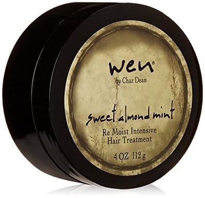 Chaz Dean Wen Sweet Almond Mint Re Moist Intensive Hair Treatment For Unisex 4 Oz Treatment, black