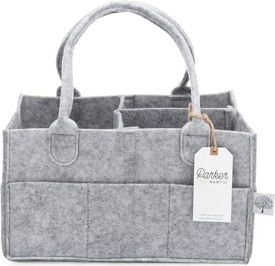 Parker Baby Luier Caddy - Kwekerij Opbergbak en Auto Organizer voor Luiers en Babydoekjes