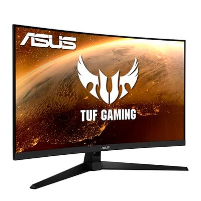 ASUS TUF Gaming VG32VQ1BR - Monitor Gaming Curvo 31,5 Pulgadas (WQHD 2560x1440, 165 Hz, Extreme Low Motion Blur, Adaptive-Sync, Freesync Premium, 1 ms (MPRT), HDR10)