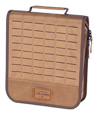 Plano PLABG110 Tackle Bag voor heren, kaki met bruine en zwarte trim, One Size
