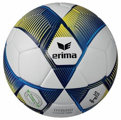 Erima Unisex HYBRID FUTSAL fotboll (7192410), new navy/gul, 4