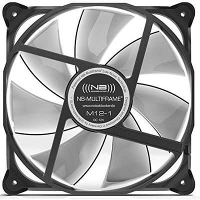 Noiseblocker Multiframe M12-P Boitier PC Ventilateur 12 cm Noir