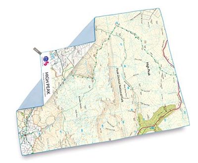 Lifeventure Giant SoftFibre OS Map Towel (High Peak), Unisex-Adult, Multicolour